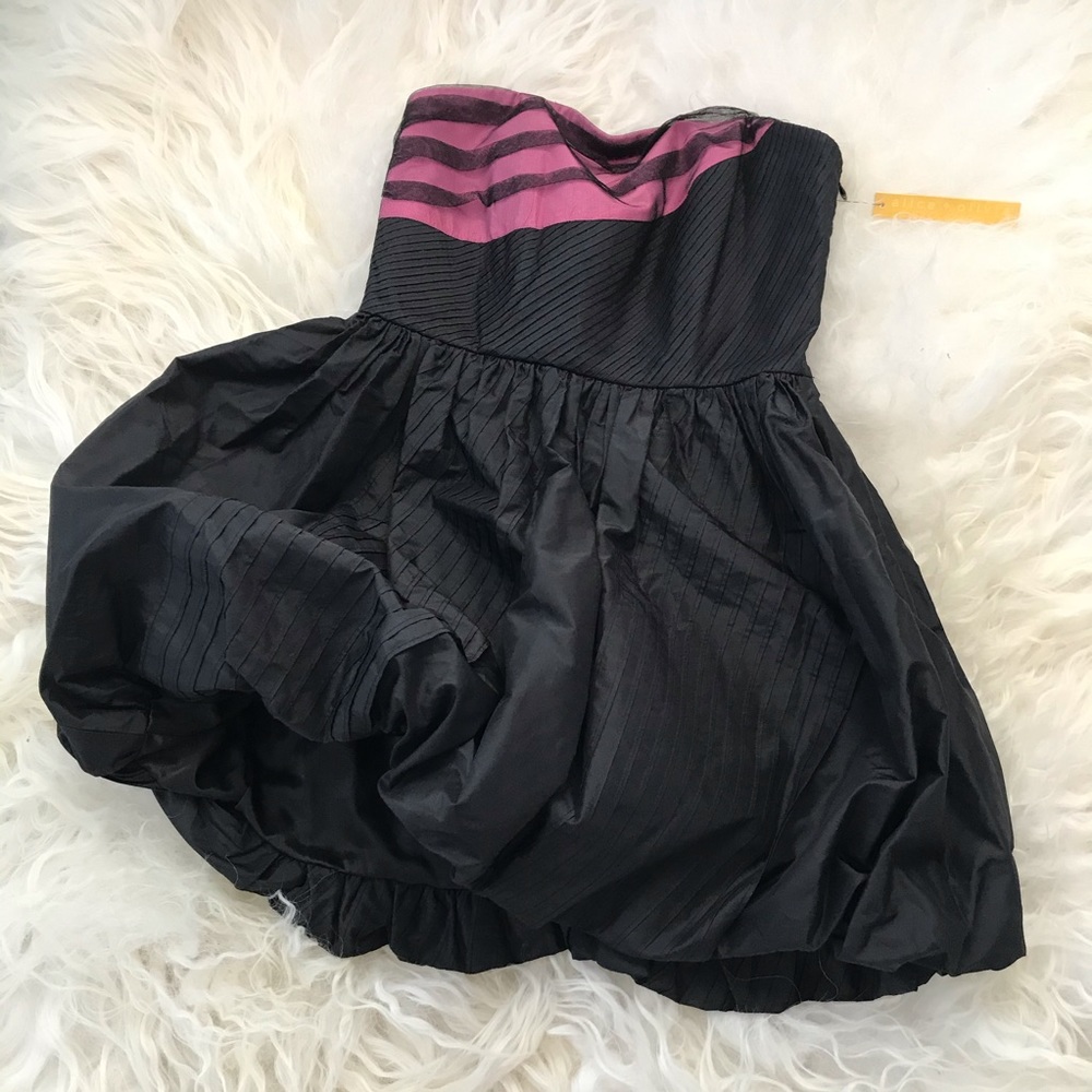Alice + Olivia Silk Bubble Dress - Picture 3 of 8